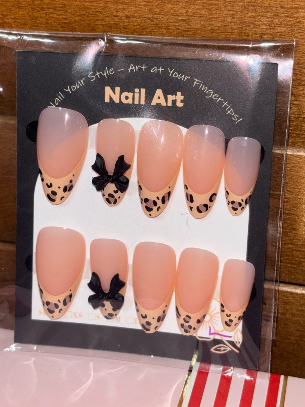 Nail Art Leopard Print Press On Nails